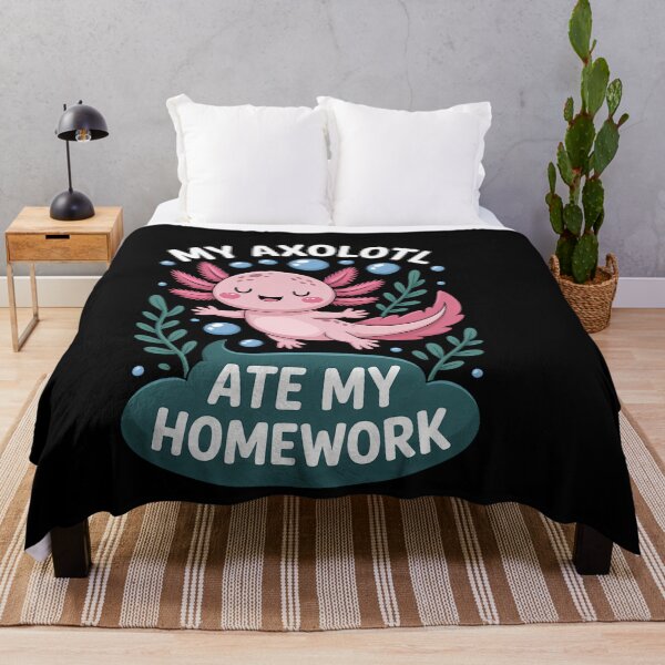 Item preview, My Axolotl Ate My Homework Funny Students School designed and sold by sterabamineh.