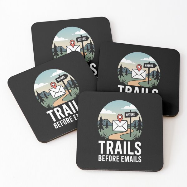 Item preview, Nature Beckons Trails Before Emails designed and sold by gandebro.