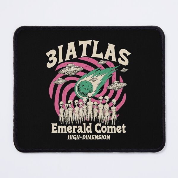 Item preview, 3iATLAS Emerald Comet Hypnotic Alien Cult Art designed and sold by zzz888.