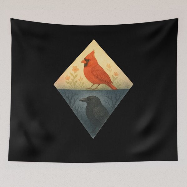 Item preview, Cardinal And Crow designed and sold by Planetporridge.