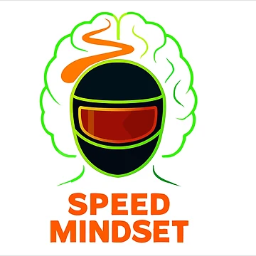 Artwork thumbnail, Speed Mindset – Abstract Racing Helmet Design by CreativePulse10