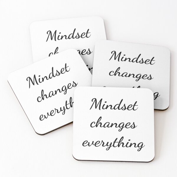 Item preview, Mindset Changes Everything Motivation Quote designed and sold by affirzone.