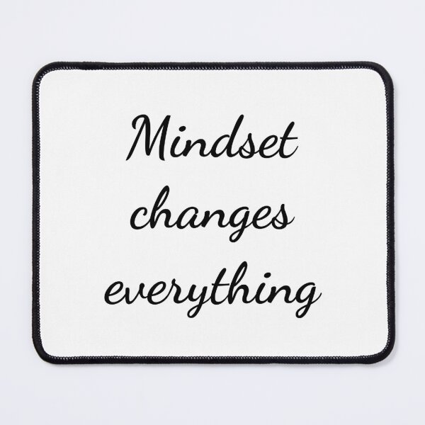Item preview, Mindset Changes Everything Motivation Quote designed and sold by affirzone.