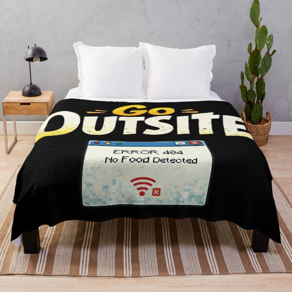 Item preview, Go Outsite Error 404 No WiFi Detected designed and sold by CamaleonDesigns.