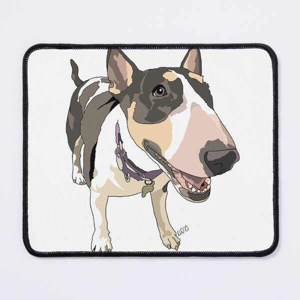 Item preview, Semilla The Bull Terrier (full body) designed and sold by emilydevineart.