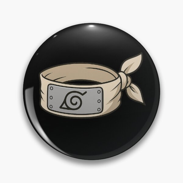 Item preview, Shinobi Leaf Headband Symbol – Minimal Ninja Anime Inspired Emblem designed and sold by TokyoCraft.
