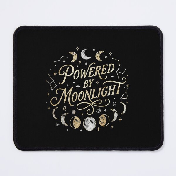 Item preview, Powered by Moonlight — Lunar Phases & Astrology Design designed and sold by Afridi Art House.