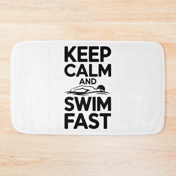 Item preview, Keep Calm and Swim Fast designed and sold by Frank Ring.