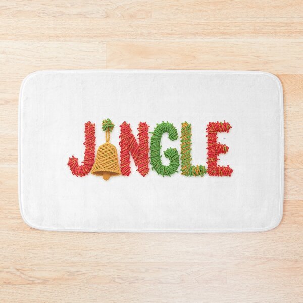 Item preview, Jingle Christmas Yarn Typography Festive Cozy Holiday Design designed and sold by MiszungART.