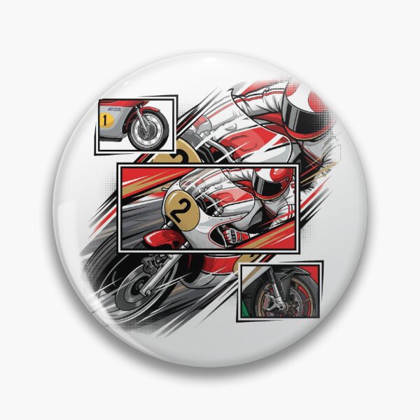 Item preview, Giacomo Agostini - Vector art designed and sold by enzoade.