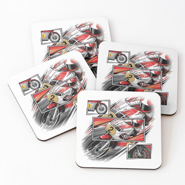 Item preview, Giacomo Agostini - Vector art designed and sold by enzoade.