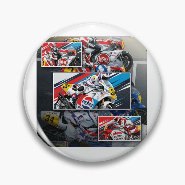Item preview, Kevin Schwantz - American pilot legend with his friends designed and sold by enzoade.