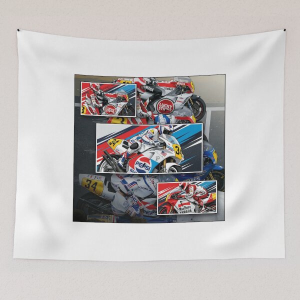 Item preview, Kevin Schwantz - American pilot legend with his friends designed and sold by enzoade.