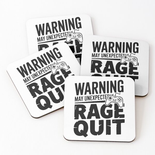 Item preview, Warning May Unexpectedly Rage Quit designed and sold by Frank Ring.