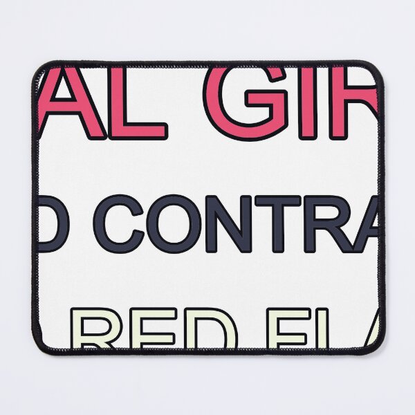 Item preview, Real Girls Read Contracts And Red Flags designed and sold by TheIconSmith.