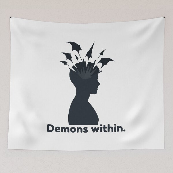 Item preview, Demons Within – Inner Struggle Silhouette Design designed and sold by NeutronDesign.