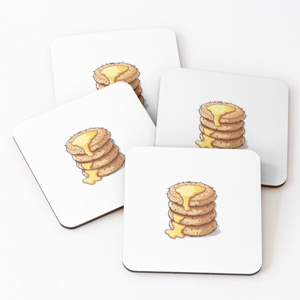 Item preview, A biscuit stack with butter melting down the sides. designed and sold by STICKERS FOR SALE NOW.