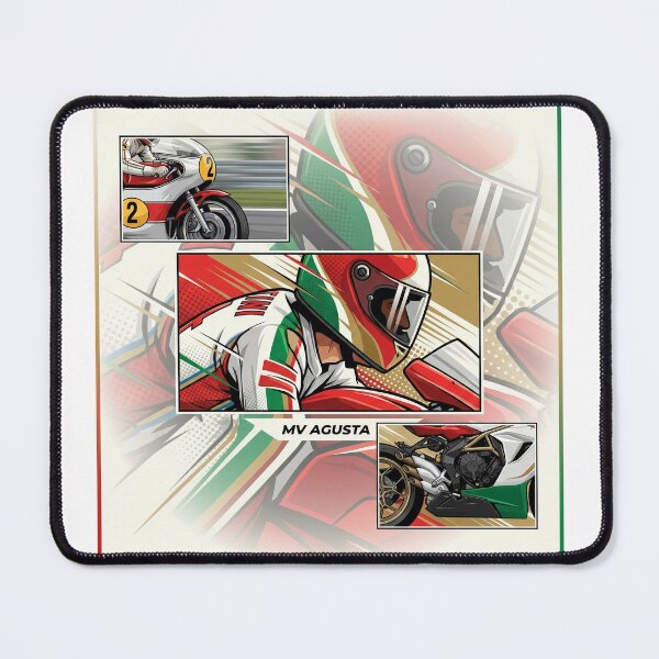 Item preview, Mv Agusta pilot Giacomo Agostini - Motorsport Legend Art designed and sold by enzoade.