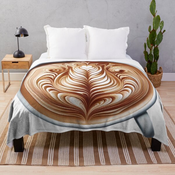 Item preview, Latte Art Coffee Barista Cafe Culture Illustration designed and sold by DrawDrip.