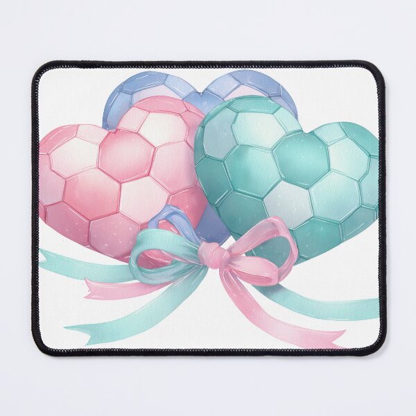 Item preview, Soccer Heart Balloons designed and sold by vividdigits.