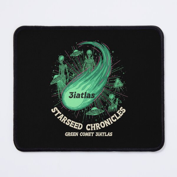 Item preview, 3iATLAS Starseed Chronicles Green Comet Alien Art designed and sold by zzz888.