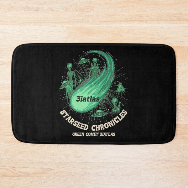 Item preview, 3iATLAS Starseed Chronicles Green Comet Alien Art designed and sold by zzz888.