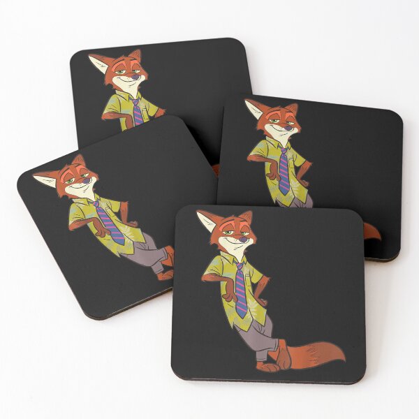 Item preview, Nick Wilde Cool Fox – Charming Cartoon Character Design designed and sold by bellaruqsaam6.