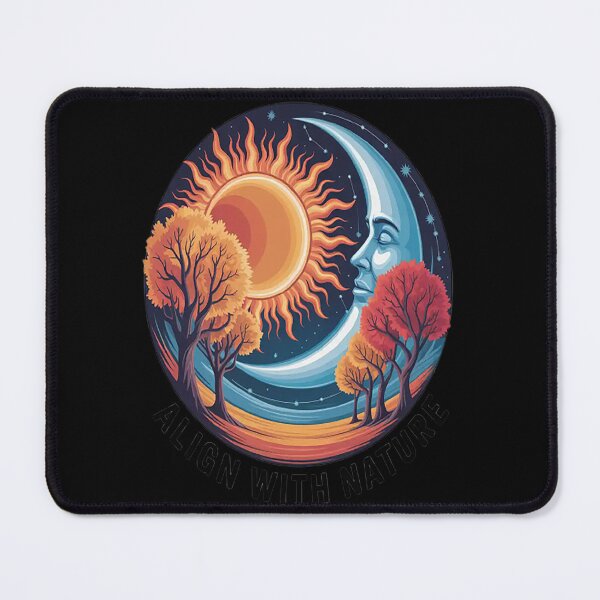Item preview, Align With Nature Harmony Under Sun And Moon Earth Lover designed and sold by mandiana.