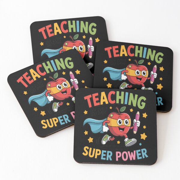 Item preview, Teaching Is My Super Power A Heros Journey designed and sold by gandebro.