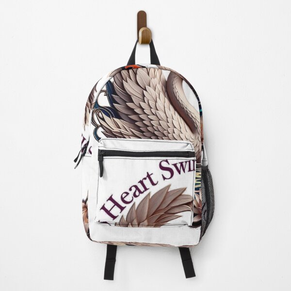 Item preview, My Heart Swims Only for You Swan Heart T-Shirt | Romantic Swan Emblem Tee | Intricate Affection Collection designed and sold by YMLux.