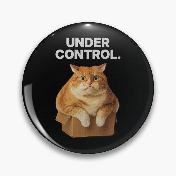 Item preview, Under Control – Cat Meme – Dry Humor About Losing Control with a Cat designed and sold by Badsketchclub.