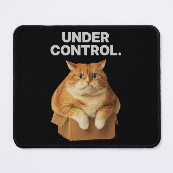 Item preview, Under Control – Cat Meme – Dry Humor About Losing Control with a Cat designed and sold by Badsketchclub.