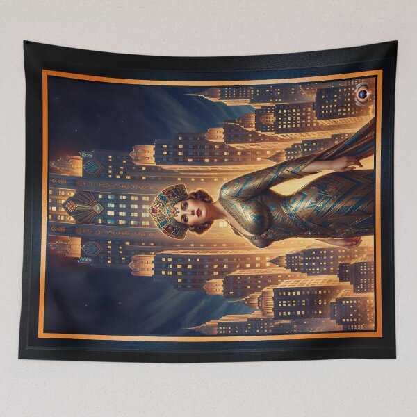 Item preview, Ryana Drelis Amidst the Towers of The Aurelian Spires Alluring AI Concept Art by Xzendor7 designed and sold by Xzendor7 Digital Art Creations.