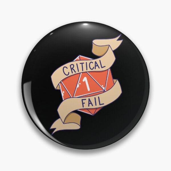 Item preview, Critical Fail designed and sold by lulubeeart.