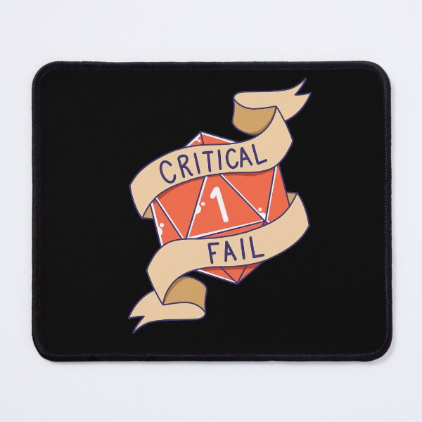 Item preview, Critical Fail designed and sold by lulubeeart.