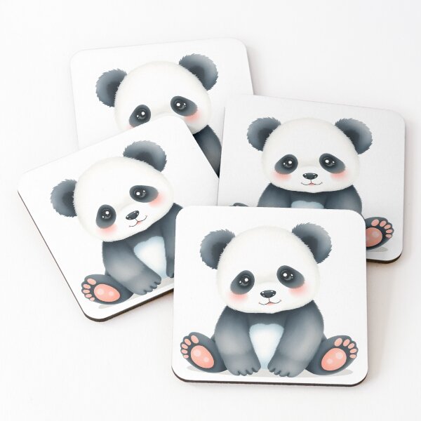 Item preview, Watercolor Baby Panda Illustration designed and sold by Tiny Dreams Art.