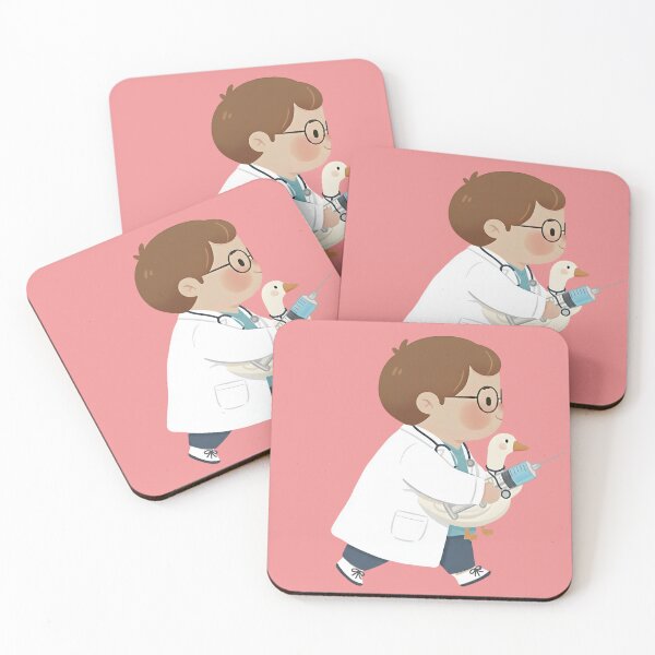 Item preview, Finn and Pedpok: The Little Doctor and the Syringe Goose Sidekick designed and sold by LittleOven.