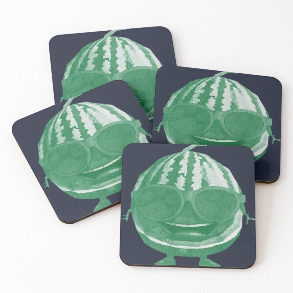 Item preview, Cool Watermelon Character with Sunglasses designed and sold by kinpirks.