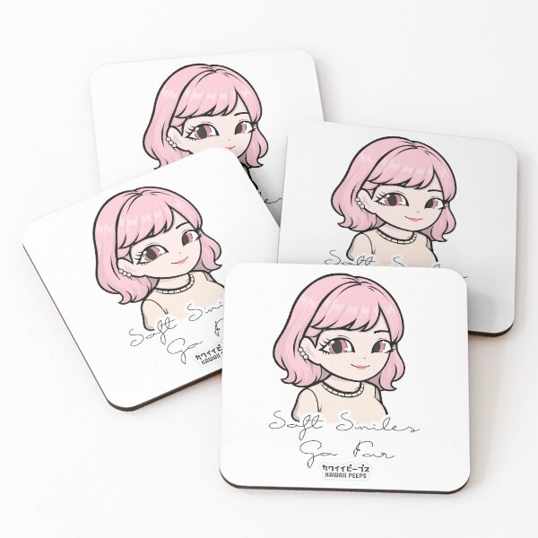 Item preview, Pastel Power Crew Soft Smiles Go Far Kawaii Affirmation Design designed and sold by P-L-Sardines.