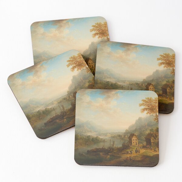Item preview, Landscape with River, 1765 by christian georg schütz the elder designed and sold by AngyDesigns49.