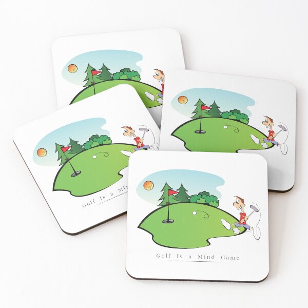 Item preview, Golf Is A Mind Game" Funny Golfing Gift Idea designed and sold by PixelWaveBD.