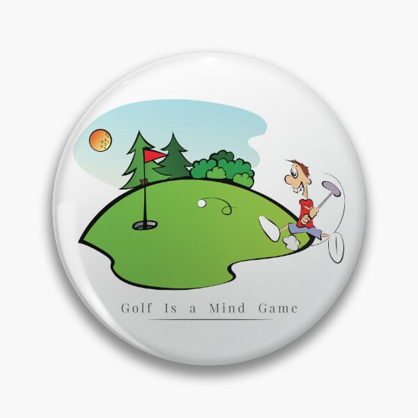 Artikelvorschau, Golf ist ein Gedankenspiel – Lustige Geschenkidee für Golfer entworfen und verkauft von PixelWaveBD.