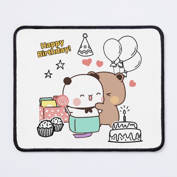 Item preview, Happy Birthday from DuDu Bear and BuBu Panda designed and sold by Pandety.