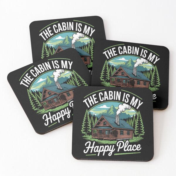 Item preview, The Cabin Is My Happy Places Nature Escapes designed and sold by gandebro.