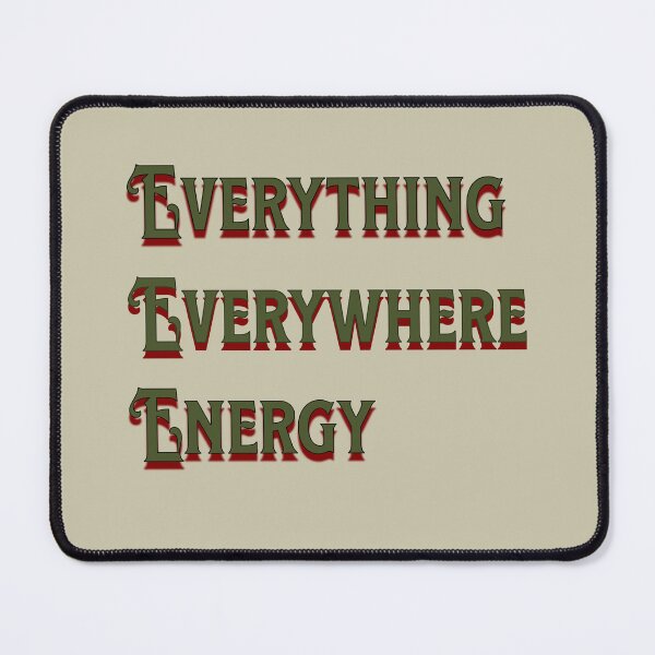 Item preview, EEE - Everything Everywhere Energy - Green - Maroon designed and sold by Ru.g By Sab.