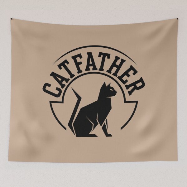 Item preview, Catfather Best Cat Dad Ever Funny Paternity Gift T-Shirt designed and sold by Design_Your_Day.