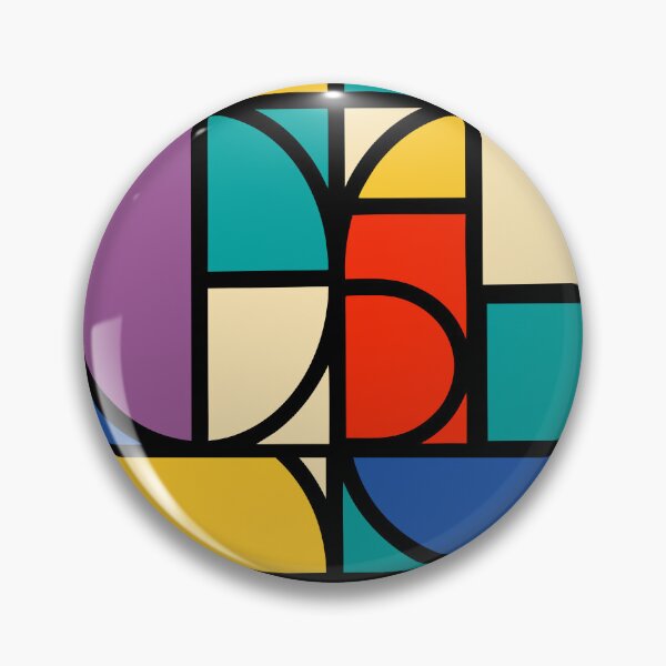 Artikelvorschau, Bauhaus Geometric Gradient Pattern – Colorful Abstract Design entworfen und verkauft von Timegraf.