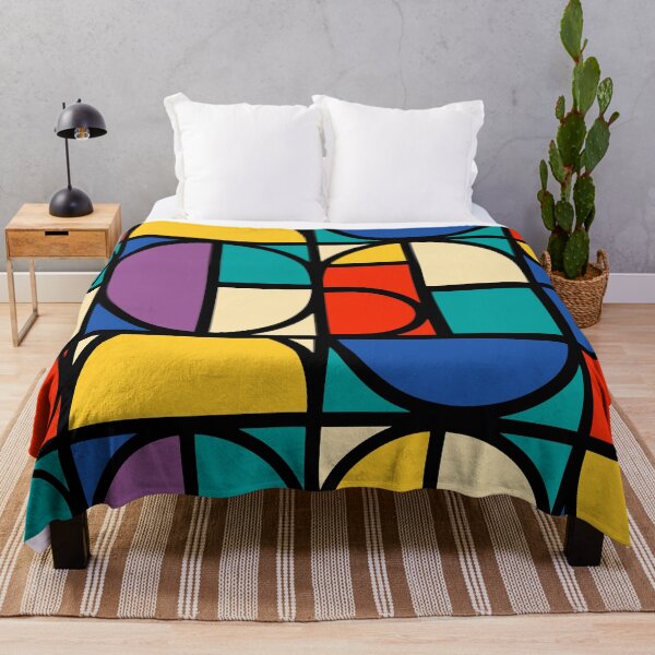 Item preview, Bauhaus Geometric Gradient Pattern – Colorful Abstract Design designed and sold by Timegraf.