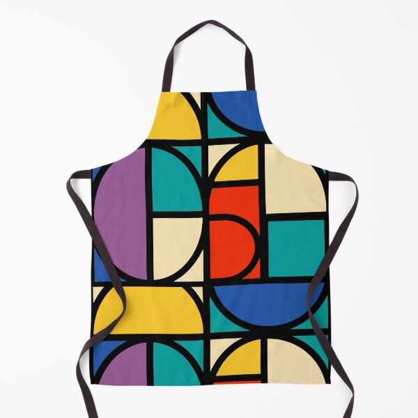 Aperçu de l'œuvre Bauhaus Geometric Gradient Pattern – Colorful Abstract Design créée et vendue par Timegraf.
