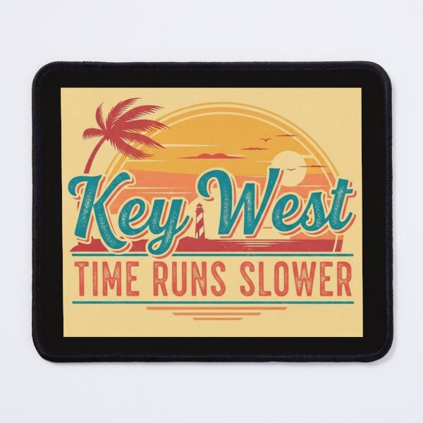 Item preview, Key West Time Runs Slower – Relaxed Island Vibes Art designed and sold by FitEnvy.